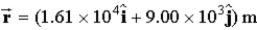 <strong>The site from which an airplane takes off is the origin.The x axis points east;the y axis points straight up.The position and velocity vectors of the plane at a later time are given by And ) The magnitude,in meters,of the plane's displacement from the origin is</strong> A)9.14 × 10<sup>3</sup>. B)1.61 × 10<sup>4</sup>. C)1.84 × 10<sup>4</sup>. D)9.14 × 10<sup>3</sup>t. E)1.61 × 10<sup>4</sup>t.