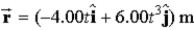 <strong>The position of an object is given by Where t is in seconds.At t = 2.0 s,what is the magnitude of the particle's acceleration?</strong> A)0 m/s<sup>2</sup> B)2.0 m/s<sup>2</sup> C)17 m/s<sup>2</sup> D)36 m/s<sup>2</sup> E)72 m/s<sup>2</sup>
