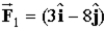 <strong>If the only forces acting on a 2.0-kg mass are N and N,what is the magnitude of the acceleration of the particle?</strong> A)1.5 m/s<sup>2</sup> B)6.5 m/s<sup>2</sup> C)4.7 m/s<sup>2</sup> D)9.4 m/s<sup>2</sup> E)7.2 m/s<sup>2</sup>
