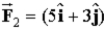<strong>If the only forces acting on a 2.0-kg mass are N and N,what is the magnitude of the acceleration of the particle?</strong> A)1.5 m/s<sup>2</sup> B)6.5 m/s<sup>2</sup> C)4.7 m/s<sup>2</sup> D)9.4 m/s<sup>2</sup> E)7.2 m/s<sup>2</sup>