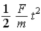 <strong>A constant force F is applied to a body of mass m that initially is headed east at velocity v<sub>0</sub> until its velocity becomes −v<sub>0</sub>.The total time of travel is 2t.The total distance the body travels in that time is</strong> A) . B) . C) . D) . E) .