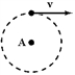 <strong>Five objects of mass m move at velocity At a distance r from an axis of rotation perpendicular to the page through point A,as shown below.The one that has zero angular momentum about that axis is</strong> A) B) C) D) E)