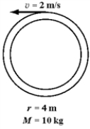 <strong>The diagram below shows five thin cylindrical shells,each shell rotating with constant angular velocity about its central axis.The magnitude of the tangential speed of one point of each cylinder is shown,along with each cylinder's radius and mass.Which cylindrical shell has the largest angular momentum?</strong> A) B) C) D) E)