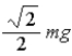 <strong>An object of mass m is suspended by two coplanar wires,as shown below.The tension in each wire has a magnitude given by </strong> A) . B) . C) . D)mg. E) .