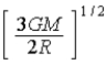 <strong>A projectile is launched from the surface of a planet (mass = M,radius = R).What minimum launch speed is required if the projectile is to rise to a height of 2R above the surface of the planet? Disregard any dissipative effects of the atmosphere.</strong> A) B) C) D) E)