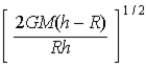 <strong>An object is released from rest at a distance h above the surface of a planet (mass = M,radius = R < h).With what speed will the object strike the surface of the planet? Disregard any dissipative effects of the atmosphere of the planet.</strong> A) B) C) D) E)