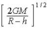 <strong>An object is released from rest at a distance h above the surface of a planet (mass = M,radius = R < h).With what speed will the object strike the surface of the planet? Disregard any dissipative effects of the atmosphere of the planet.</strong> A) B) C) D) E)