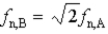 <strong>Two identical strings have the same length and same mass per unit length.String B is stretched with four times as great a tension as that applied to string A.Which statement is correct for all n harmonics on the two strings,n = 1,2,3...?</strong> A) . B) . C) . D)f<sub>n,B</sub> = 2f<sub>n,A</sub>. E)f<sub>n,B</sub> = 4f<sub>n,A</sub>.