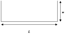 <strong>As shown below,a garden room has three walls,a floor and a roof,but is open to the garden on one side.The wall widths are L and w.The roof height is h.When traveling sound waves enter the room,standing sound waves can be present in the room if the wavelength of the standing waves is </strong> A) ,where n is a positive integer. B) ,where n is an odd integer. C) ,where n is an even integer. D)in all cases listed above. E)given by (a)or (b)above,but not by (c).