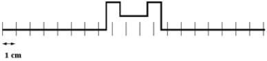<strong>Two pulses are traveling towards each other at 10 cm/s on a long string at t = 0 s,as shown below. Which diagram below correctly shows the shape of the string at 0.5 s?</strong> A) B) C) D) E)