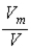 <strong>For a gas of N identical molecules of molecular volume V<sub>m</sub> in total volume V at temperature T,the number of ways of locating the N molecules in the volume is</strong> A) . B) . C) . D) . E) .