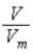 <strong>For a gas of N identical molecules of molecular volume V<sub>m</sub> in total volume V at temperature T,the number of ways of locating the N molecules in the volume is</strong> A) . B) . C) . D) . E) .