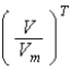 <strong>For a gas of N identical molecules of molecular volume V<sub>m</sub> in total volume V at temperature T,the number of ways of locating the N molecules in the volume is</strong> A) . B) . C) . D) . E) .