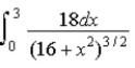 <strong>A uniform linear charge of 2.0 nC/m is distributed along the x axis from x = 0 to x = 3 m.Which of the following integrals is correct for the y component of the electric field at y = 4 m on the y axis?</strong> A) B) C) D) E)none of these
