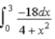 <strong>A uniform linear charge of 2.0 nC/m is distributed along the x axis from x = 0 to x = 3 m.Which of the following integrals is correct for the x component of the electric field at y = 2 m on the y axis?</strong> A) B) C) D) E)none of these