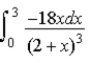 <strong>A uniform linear charge of 2.0 nC/m is distributed along the x axis from x = 0 to x = 3 m.Which of the following integrals is correct for the x component of the electric field at y = 2 m on the y axis?</strong> A) B) C) D) E)none of these