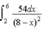 <strong>A 24-nC charge is distributed uniformly along the x axis from x = 2 m to x = 6 m.Which of the following integrals is correct for the magnitude (in N/C)of the electric field at x = +8 m on the x axis?</strong> A) B) C) D) E)none of these