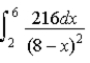 <strong>A 24-nC charge is distributed uniformly along the x axis from x = 2 m to x = 6 m.Which of the following integrals is correct for the magnitude (in N/C)of the electric field at x = +8 m on the x axis?</strong> A) B) C) D) E)none of these