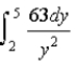 <strong>A uniform linear charge density of 7.0 nC/m is distributed along the y axis from y = 2 m to y = 5 m.Which of the following integrals is correct for the magnitude (in N/C)of the electric field at y = 0 on the y axis?</strong> A) B) C) D) E)none of these
