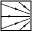 <strong>Which one of the diagrams below is not a possible electric field configuration for a region of space which does not contain any charges?</strong> A) B) C) D) E)