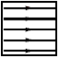<strong>Which one of the diagrams below is not a possible electric field configuration for a region of space which does not contain any charges?</strong> A) B) C) D) E)