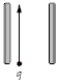 <strong>A positively charged particle is moving in the +y-direction when it enters a region with a uniform electric field pointing in the +x-direction.Which of the diagrams below shows its path while it is in the region where the electric field exists.The region with the field is the region between the plates bounding each figure.The field lines always point to the right.The x-direction is to the right;the y-direction is up.</strong> A) B) C) D) E)