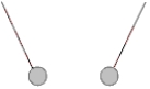 <strong>Two identical pith balls supported by insulating threads hang side by side and close together,as shown below. One is positively charged;the other is neutral.We can conclude that</strong> A)all field lines leaving the positively charged pith ball end on the neutral pith ball. B)some of the field lines leaving the positively charged pith ball end on the neutral pith ball. C)none of the field lines leaving the positively charged pith ball end on the neutral pith ball. D)positive charge is transferred along the field lines until both balls have equal charges. E)positive charge is transferred along the field lines until both balls hang along vertical lines.