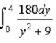 <strong>A charge of 20 nC is distributed uniformly along the y axis from y = 0 to y = 4 m.Which of the following integrals is correct for the electric potential (relative to zero at infinity)at the point x = +3 m on the x axis?</strong> A) B) C) D) E)
