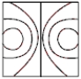 <strong>Which of the following represents the equipotential lines of a dipole?</strong> A) B) C) D) E)