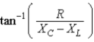 <strong>The phase angle between V and I is </strong> A) B) C) D) E)