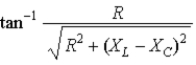 <strong>The phase angle between V and I is </strong> A) B) C) D) E)