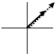 <strong>The graphs below represent current and voltage phasors at one instant of time.The solid arrows represent the voltage phasors,ΔV<sub>max</sub>,and the dashed arrows represent the current phasors,I<sub>max</sub>.The graph which shows the correct relationship between current and voltage phasors for a capacitor in an RC circuit is</strong> A) B) C) D) E)