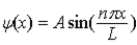 <strong>The wave function for a particle in a box of length L is given by )If the box extends from x = 0 to x = L,at which of the following positions is the highest probability for finding the particle?</strong> A)x = 0.33 L B)x = 0.04 L C)x = 0.60 L D)Both (a)and (b). E)Both (b)and (c).