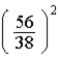 <strong>The number of electrons in the n = 4, = 2 subshell in strontium (Z = 38)is ____ the number of electrons in the n =4, =2 subshell in barium (Z = 56).</strong> A) times B) times C)equal to D) times E) times