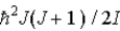 <strong>Assume the angular momentum of a diatomic molecule is quantized according to the relation   )What are the allowed rotational kinetic energies?</strong> A)   B)   C)   D)   E)   <div style=padding-top: 35px> 
