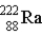 <strong>The chart below shows part of the radioactive series beginning with the isotope )The isotope marked with an X is </strong> A) . B) . C) . D) . E) .