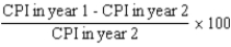 <strong>Which of the following is the correct formula for calculating the consumer price index?</strong> A) B) C) D)