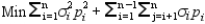 <strong>An investor is developing a portfolio of stocks. She has identified 3 stocks in which to invest. She wants to earn at least 5% return but with minimum risk. What is the objective function for the NLP formulation of this problem?</strong> A) B) C) D)