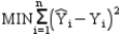 <strong>The objective function in regression analysis is</strong> A) B) C) D)
