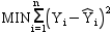 <strong>The objective function in regression analysis is</strong> A) B) C) D)