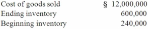 <strong>A U.S. company's foreign subsidiary had the following amounts in stickles (§), the functional currency, in 2013: The average exchange rate during 2013 was §1 = $.96. The beginning inventory was acquired when the exchange rate was §1 = $1.20. The ending inventory was acquired when the exchange rate was §1 = $.90. The exchange rate at December 31, 2013 was §1 = $.84. Assuming that the foreign nation for the subsidiary had a highly inflationary economy, at what amount should that foreign subsidiary's purchases have been reflected in the 2013 U.S. dollar income statement?</strong> A) $11,865,600. B) $11,577,600. C) $11,520,000. D) $11,613,600. E) $11,523,600.