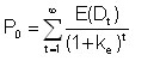 <strong>When valuing shares under uncertainty,the price can be written as:</strong> A)   B)   C)   D)   <div style=padding-top: 35px> 