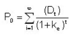 <strong>When valuing shares under uncertainty,the price can be written as:</strong> A)   B)   C)   D)   <div style=padding-top: 35px> 
