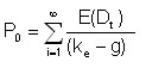 <strong>When valuing shares under uncertainty,the price can be written as:</strong> A)   B)   C)   D)   <div style=padding-top: 35px> 