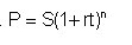 <strong>The amount that corresponds to today's value of a promised future sum can be shown as:</strong> A) B) C) D)