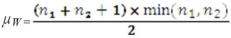<strong>For the Wilcoxon rank-sum test with the sample sizes being at least 10,the test statistic can be assumed to follow a normal distribution with mean:</strong> A) B) C) D)
