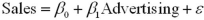 A simple linear regression, ,is estimated using cross-sectional data from 10 firms.The resulting residuals e,along with the values of the explanatory variable Advertising (x,in $100s),are shown in the accompanying table. a.Graph the residuals e against Advertising (x)and look for any discernible pattern. b.Which assumption is being violated? Discuss its consequences and suggest a possible remedy.