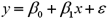<strong>Consider the following simple linear regression model: .When determining whether there is a one-to-one relationship between x and y,the null hypothesis takes the form</strong> A) B) C) D)