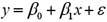 The accompanying table shows the regression results when estimating . a.Specify the competing hypotheses to determine whether x is significant in y. B)At the 5% significance level,is x significant? Explain.