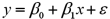 <strong>Consider the following simple linear regression model: .The explanatory variable is:</strong> A)y B)x C)ε D)β<sub>0</sub>